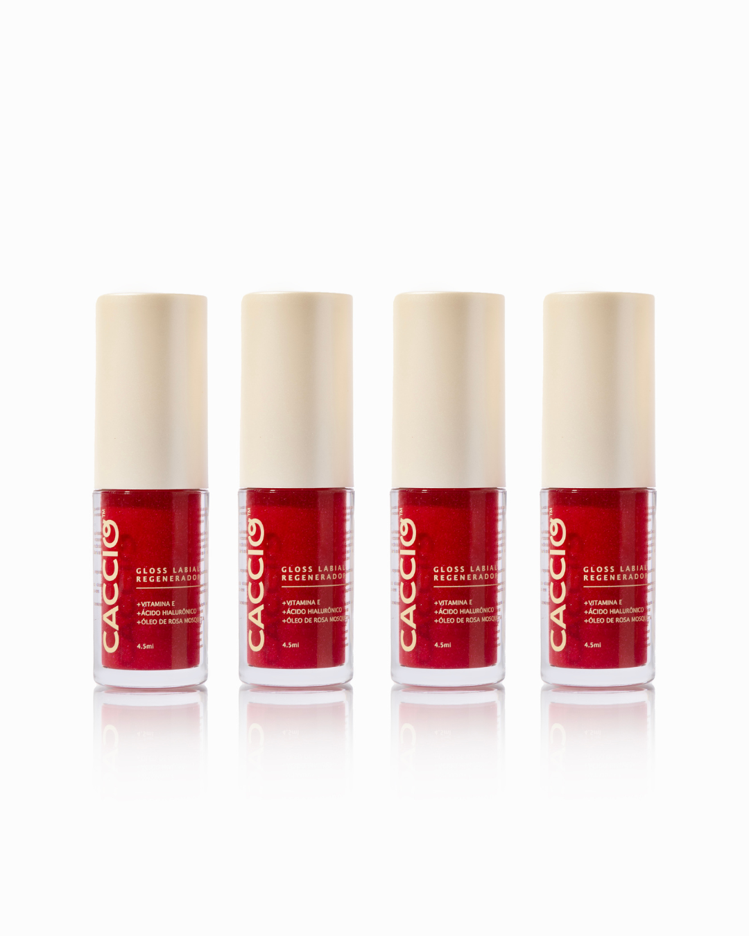 Kit 4 Gloss Labial Regenerador VERMELHO