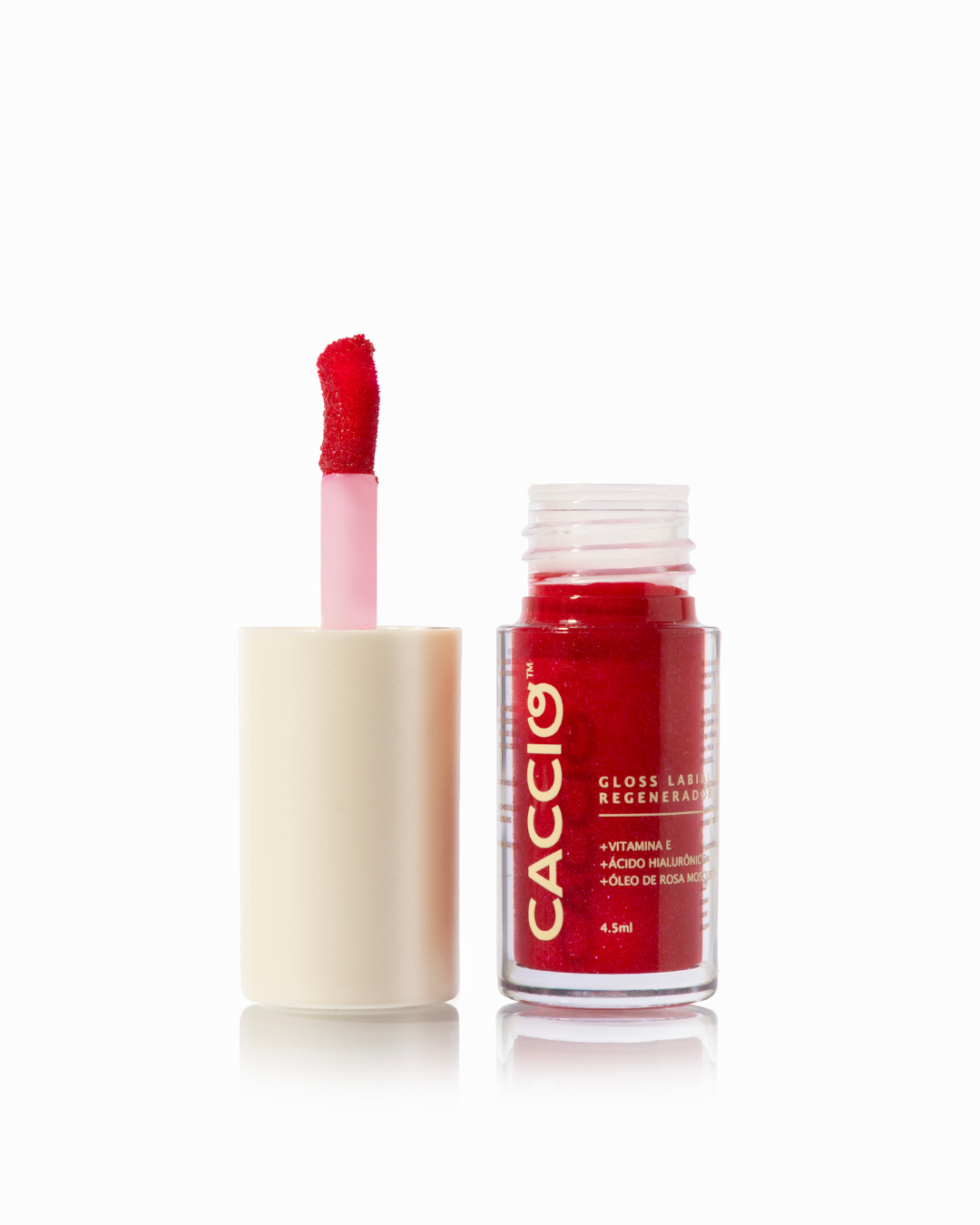 Hidratante e Regenerador Labial em Gloss - Cor Vermelho