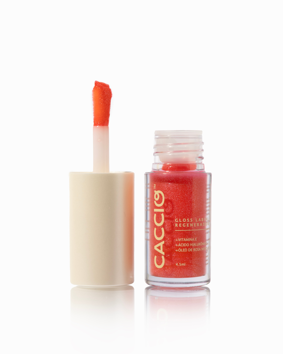 Hidratante e Regenerador  Labial em Gloss - Cor Coral