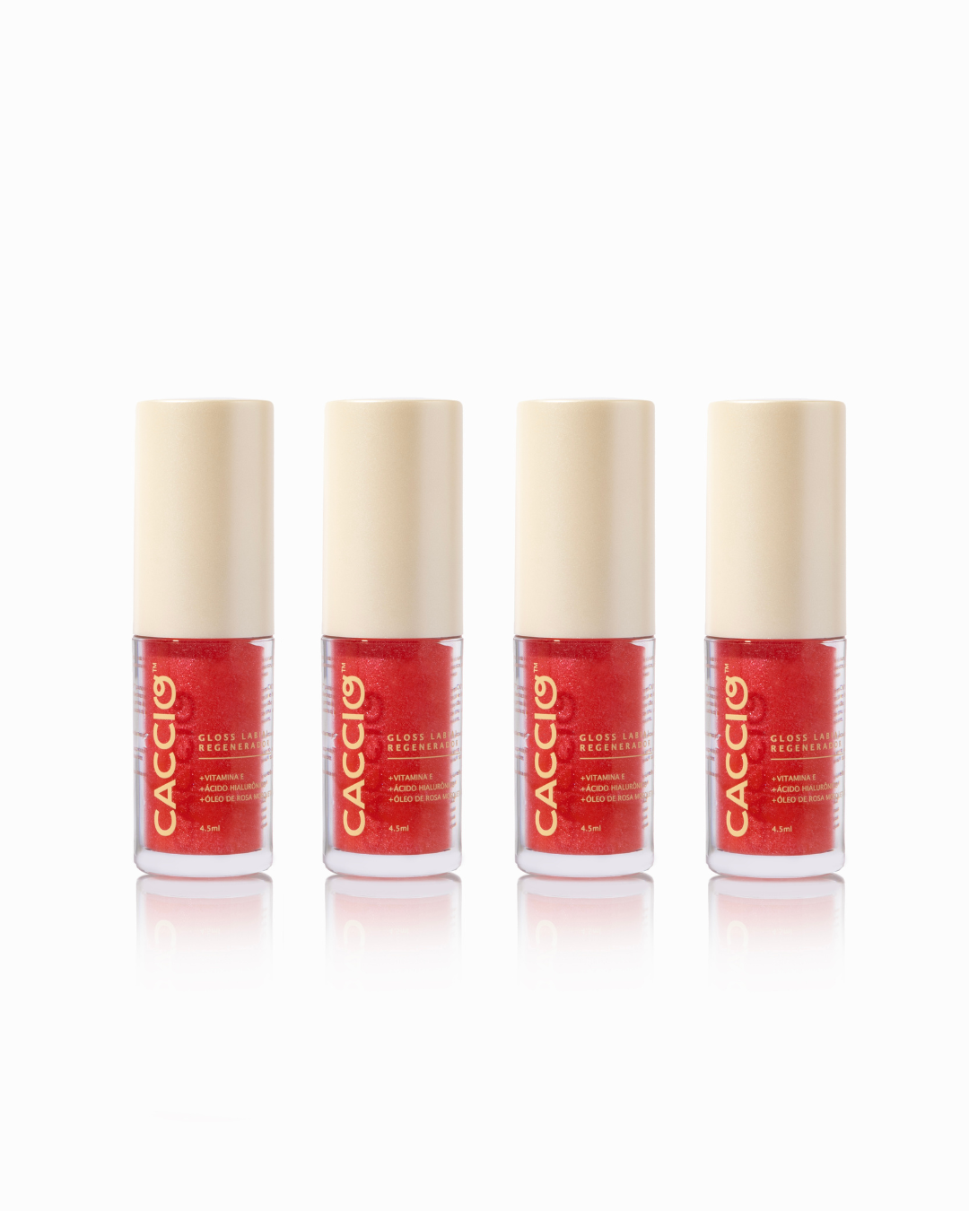Kit 4 Gloss Labial Regenerador CORAL